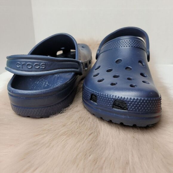 Crocs Classic Clog Navy Blue Shoes Size 10M 12W main image 5